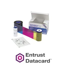 Entrust (Datacard) 534000-003 YMCKT Color Ribbon w/Cleaning Roller - 500 Images