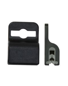 Black Plastic Gripper Clip for 30 mil ID Cards With No Slot Hole