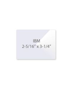 IBM (2-5/16" x 3-1/4") 10 mil Clear Laminating Pouch