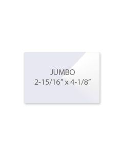 Recipe/Jumbo (3-3/16" x 4-3/8") 10 mil Clear Laminating Pouch