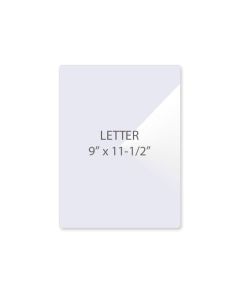 Letter (9" x 11-1/2") 3 mil Clear Laminating Sheet
