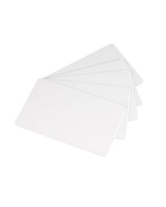 White PVC Card, CR80 Size, 30 mil, Graphics Quality