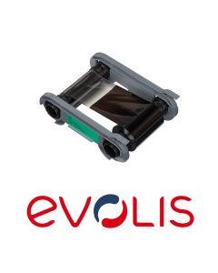 Evolis R2F210NAAA KO Resin Black Ribbon & Overlay Panel - 600 Images