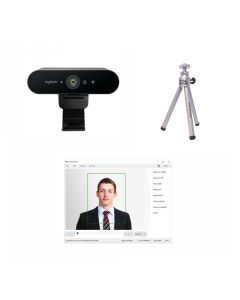 Web Camera Bundle with Auto Cropping Software for Capturing ID Photos
