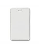 Clear Vinyl Proximity Card Badge Holder, [2.13" x 3.38"], Vertical Top Load, "Lock-In" Slot Hole