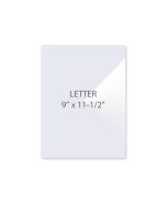 Letter (9" x 11-1/2") 3 mil Clear Laminating Sheet